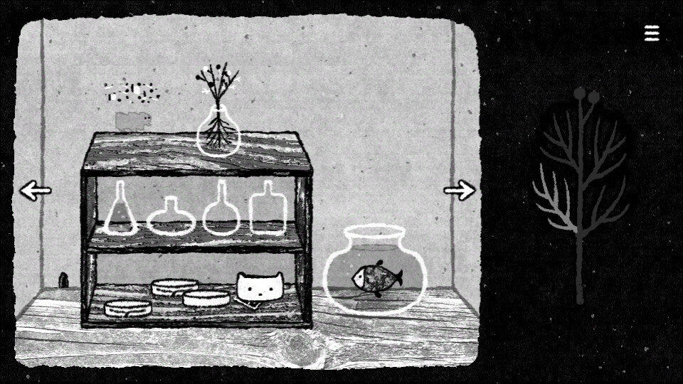 Her Trees: The Puzzle House — overlapping objects to reveal hidden letters